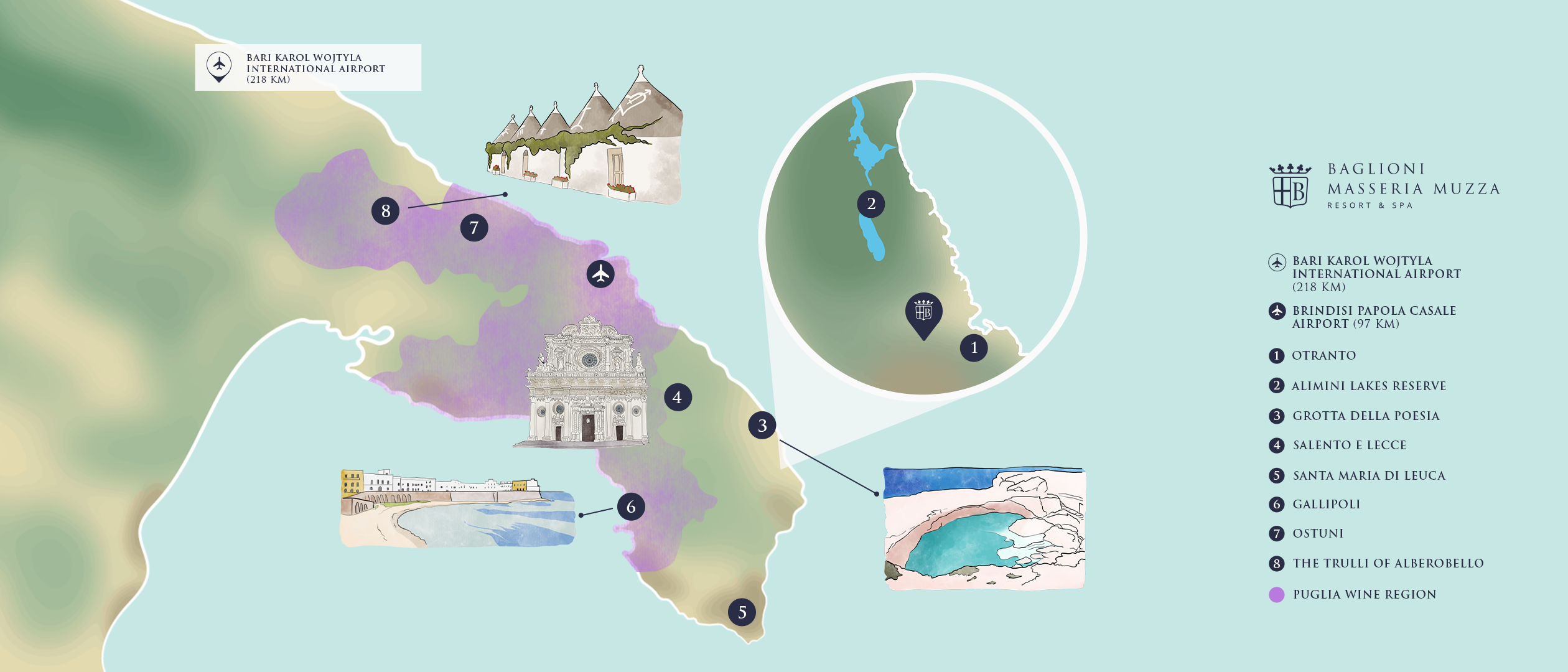 Puglia: A Southern Italian treasure| Baglioni Masseria Muzza, image size:2520x1080